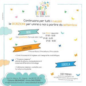 iscrizione nido baby scuola settembre 2018